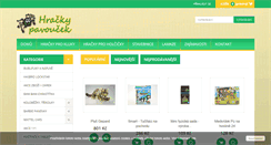 Desktop Screenshot of hracky-pavoucek.cz